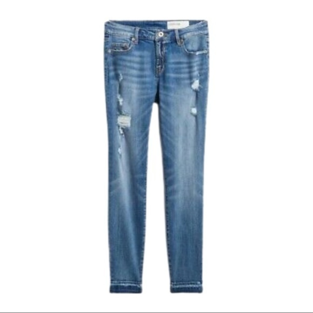 Pistola Westlyn Distressed Released Hem Skinny Jeans